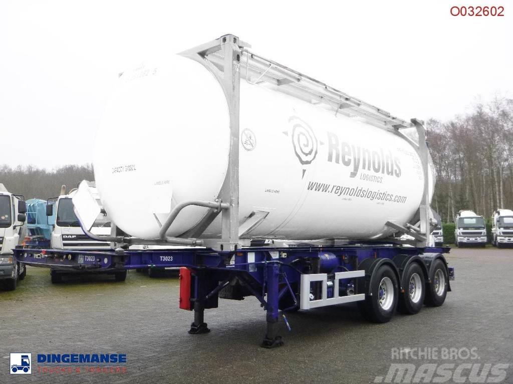  M & G 3-axle container trailer 20-30 ft Camion cu semi-remorca cu incarcator