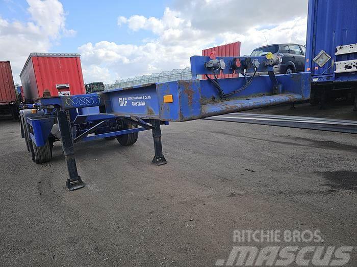  MKF Metallbau 20 FT Container chassis | steel susp Camion cu semi-remorca cu incarcator