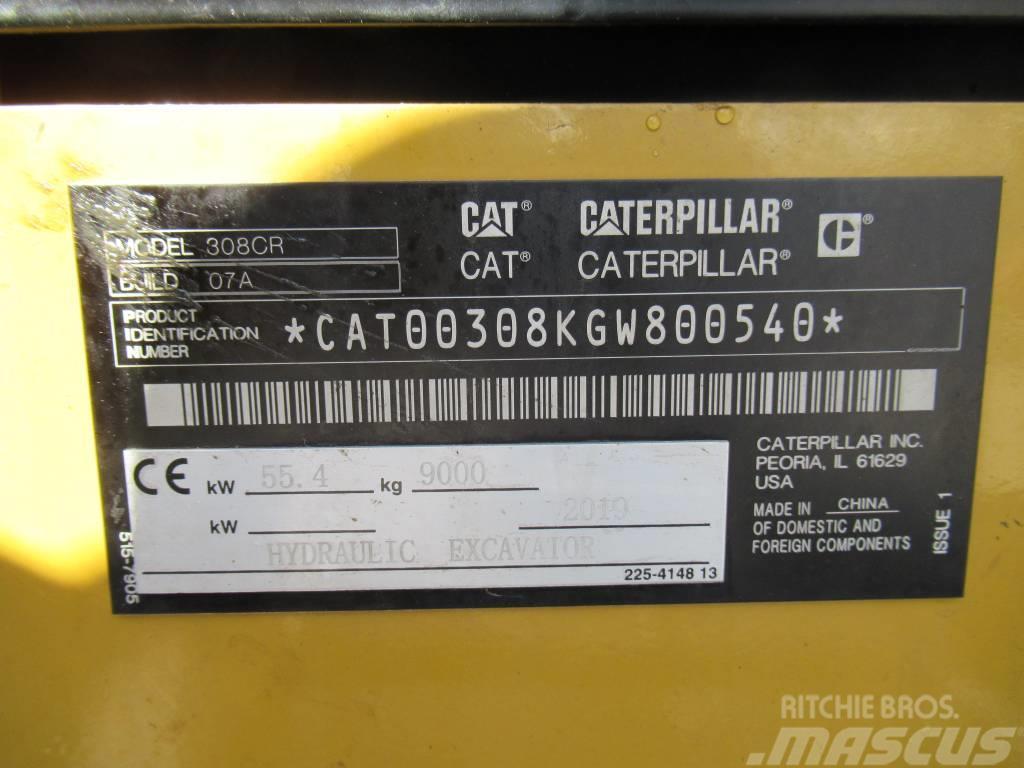 CAT 308CR Excavatoare 7t - 12t