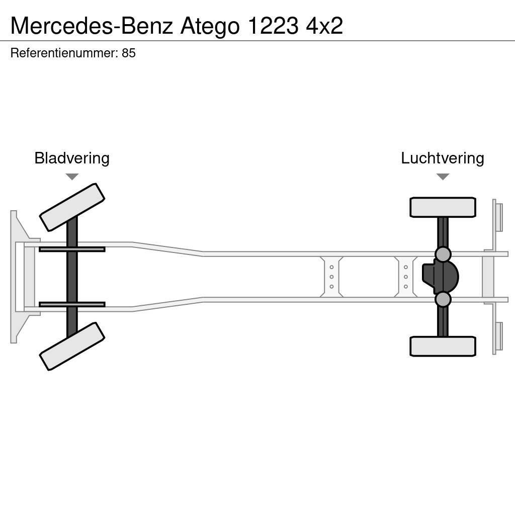 Mercedes-Benz Atego 1223 4x2 Camioane platforma/prelata
