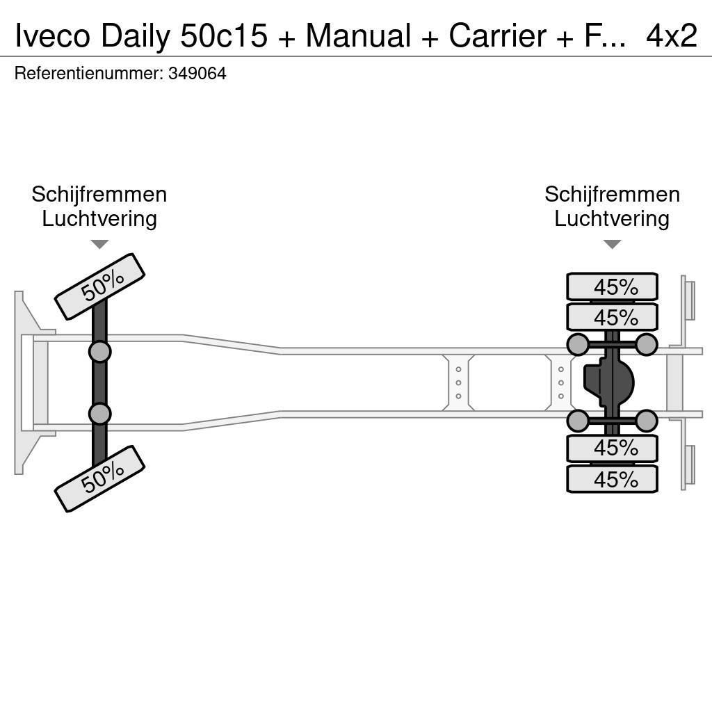 Iveco Daily 50c15 + Manual + Carrier + Flower transport Camion cu control de temperatura