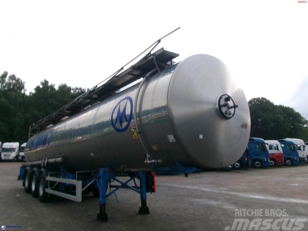 Magyar Chemical tank inox 32.5 m3 / 1 comp Cisterna semi-remorci