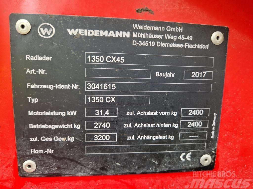 Weidemann 1350 CX45 Hoflader Radlader Hofschlepper Încarcatoare frontale