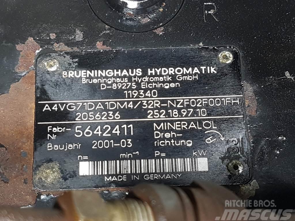 Brueninghaus Hydromatik A4VG71DA1DM4/32R Hidraulice