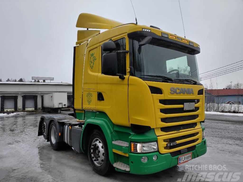 Scania R410 6x2 hydrauliikka, ADR,Euro6 Autotractoare