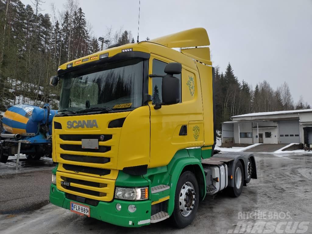 Scania R410 6x2 hydrauliikka, ADR,Euro6 Autotractoare