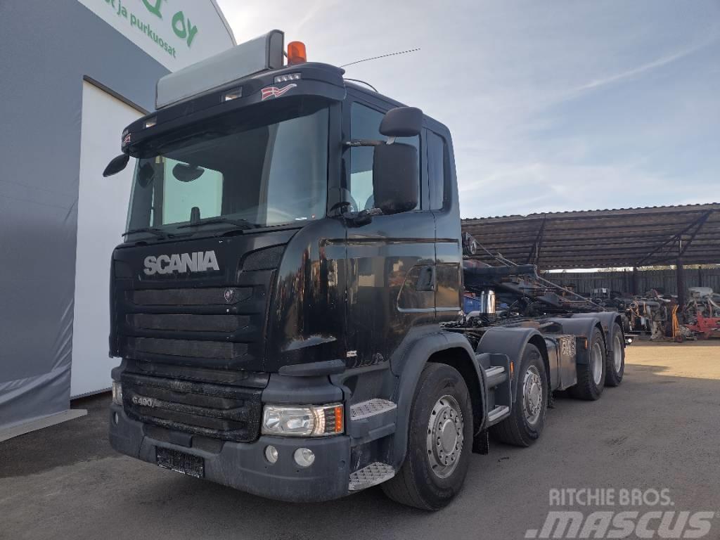 Scania R490 8x4 vaijerilaite,Euro6 Camioane Demontabile