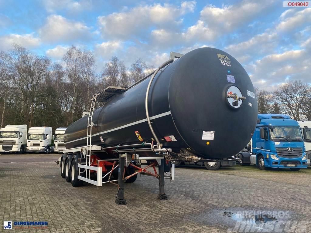 Magyar Bitumen tank inox 31 m3 / 1 comp + mixer / ADR 26/ Cisterna semi-remorci