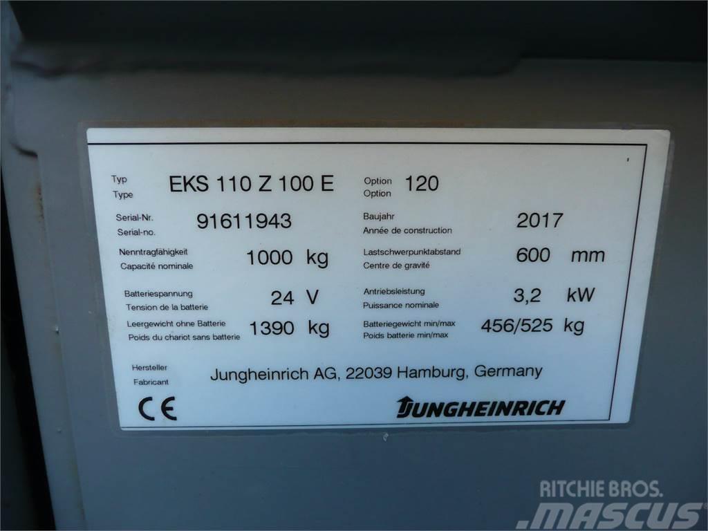 Jungheinrich EKS 110 Z 100 E Stivuitoare pentru comisionare(logistica)