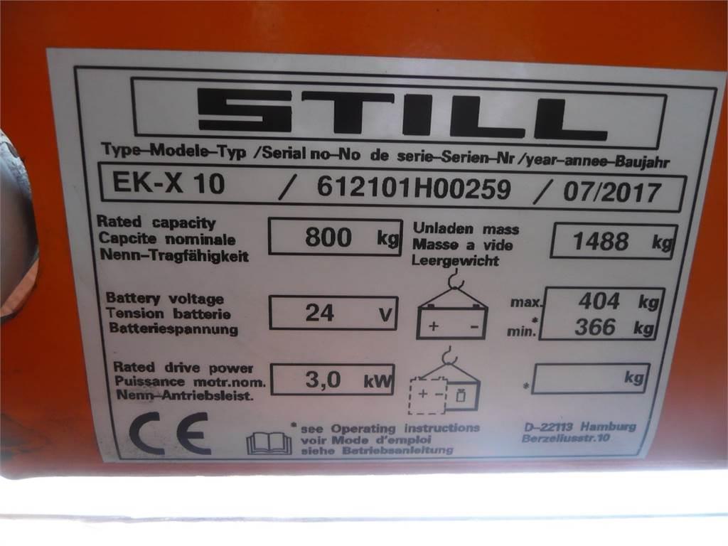 Still EK-X10 Stivuitoare pentru comisionare(logistica)