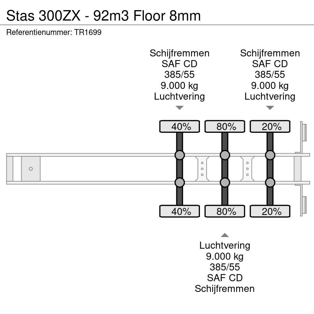 Stas 300ZX - 92m3 Floor 8mm Walking Floor semi-remorci
