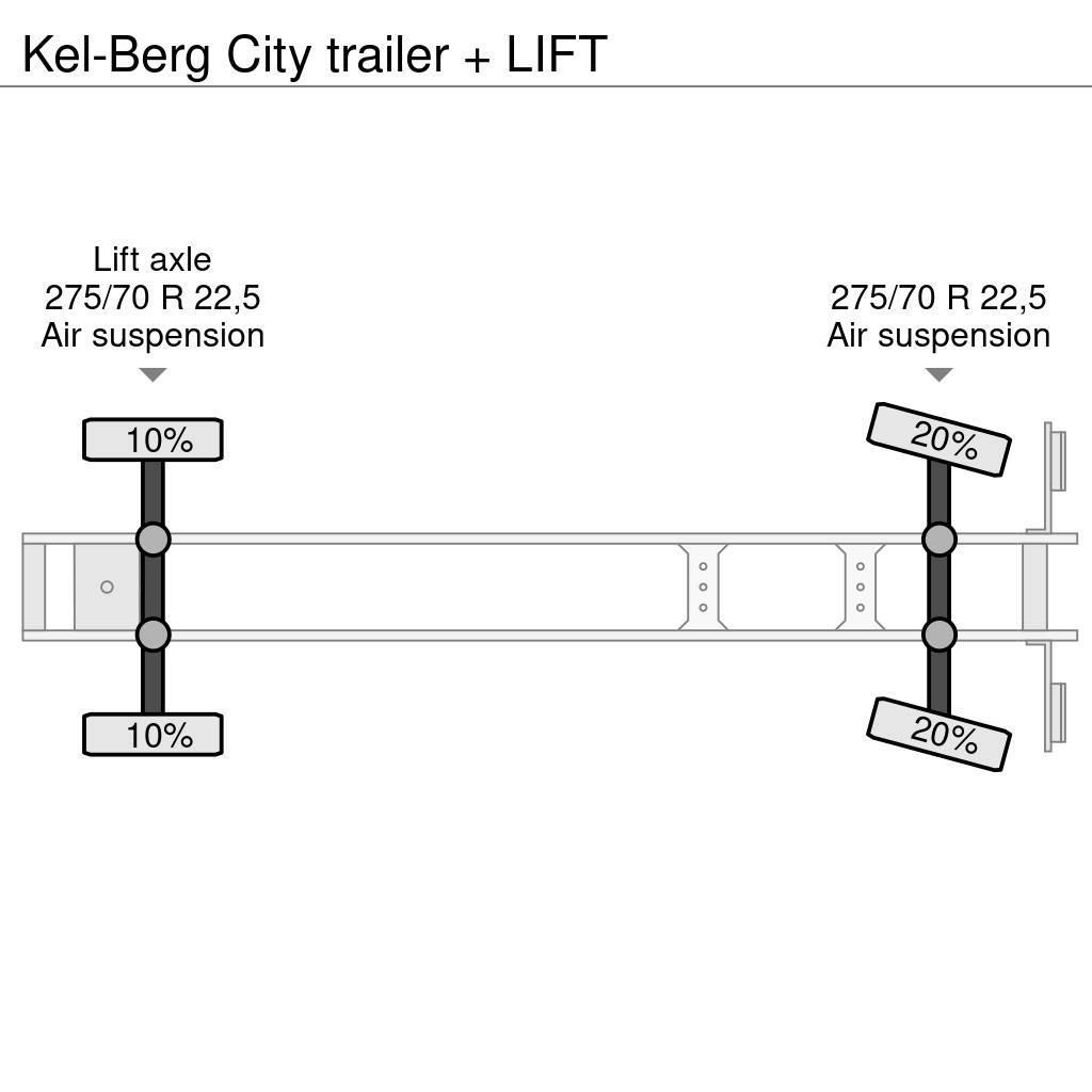 Kel-Berg City trailer + LIFT Semi-remorca speciala