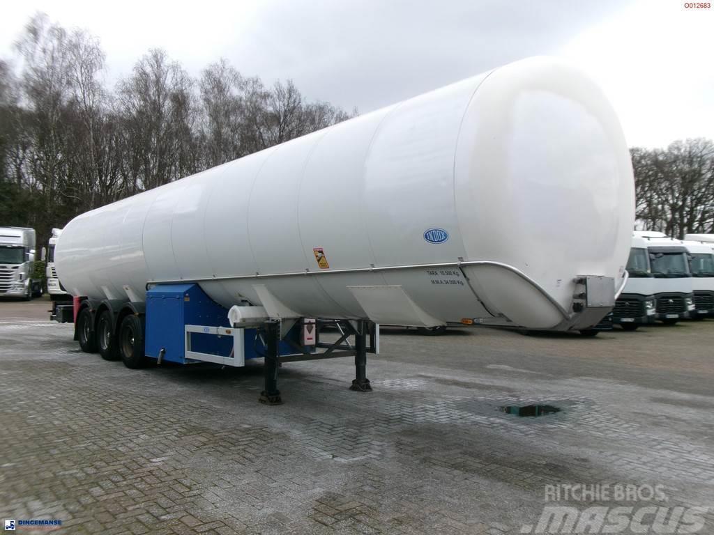Indox Low-pressure LNG gas tank inox 56.2 m3 / 1 comp Cisterna semi-remorci