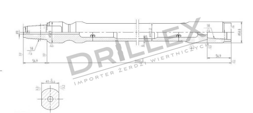 Ditch Witch JT 920 Drill pipes, Żerdzie wiertnicze Instalatii de foraj orizontal