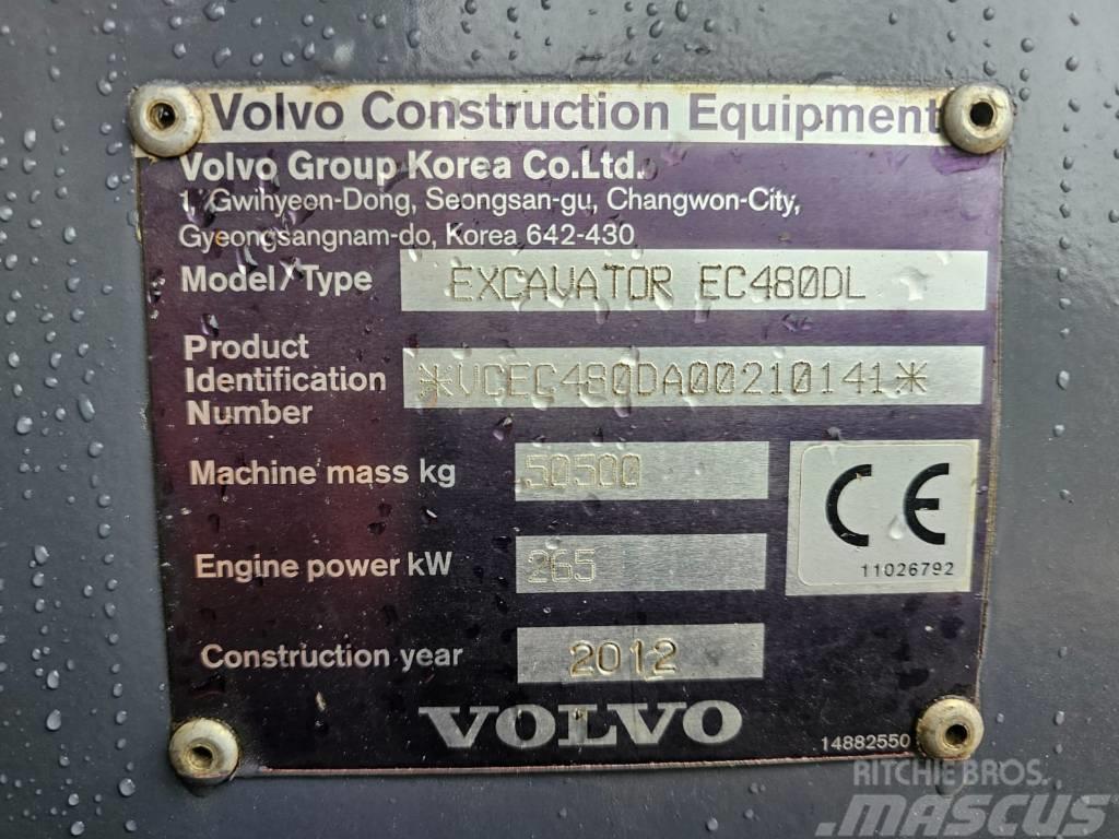Volvo EC480DL / ec460 ec360 ec380 Excavatoare pe senile
