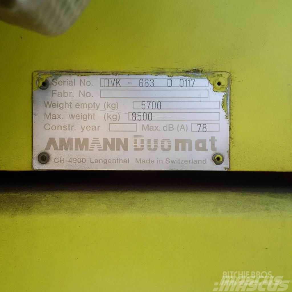 Ammann DVK663 AMMANN DVK663 Cilindri compactori dubli