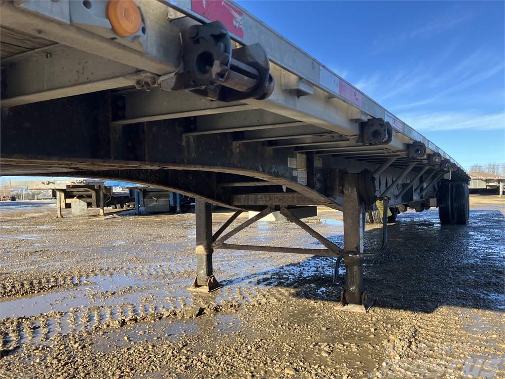 Lode King 48' Tandem Flat Deck/Highboy Steel/Aluminum Combo Flatbed/Dropside semi-trailers