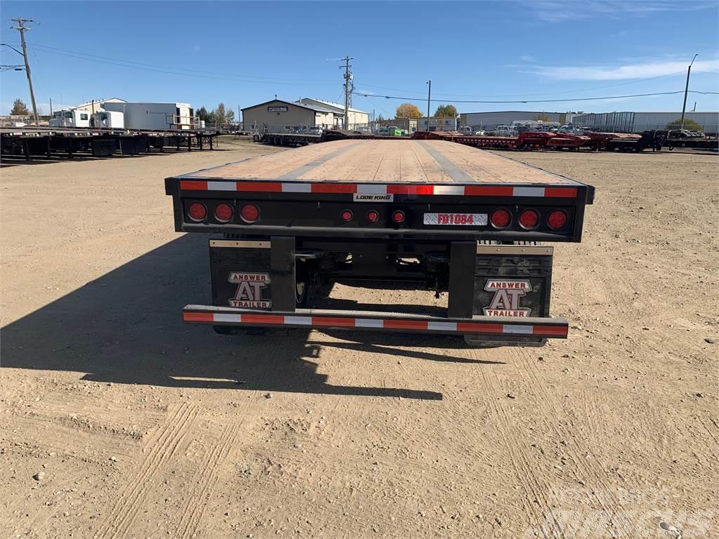Lode King 53' Tridem Flat Deck/Highboy Flatbed/Dropside semi-trailers
