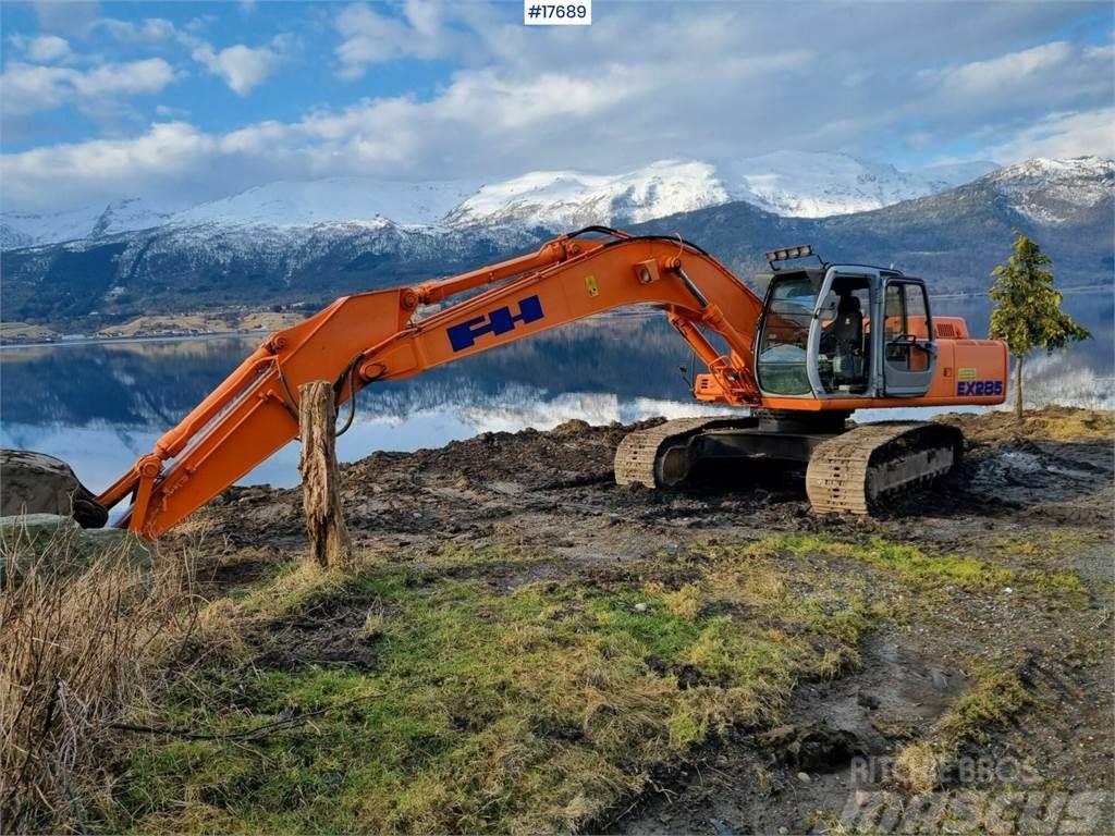 Fiat-Hitachi EX 285 for sale with digging tray Excavatoare pe senile