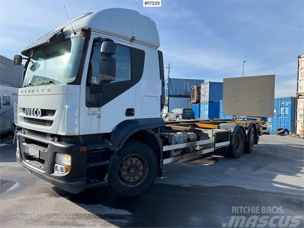 Iveco AT260S conteiner chassi 6x2 rep. Object Camion cabina sasiu
