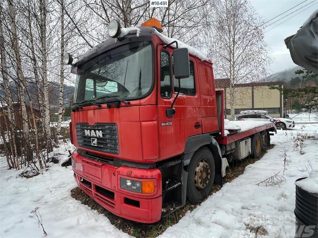 MAN 24.403 truck repair object Camioane platforma/prelata