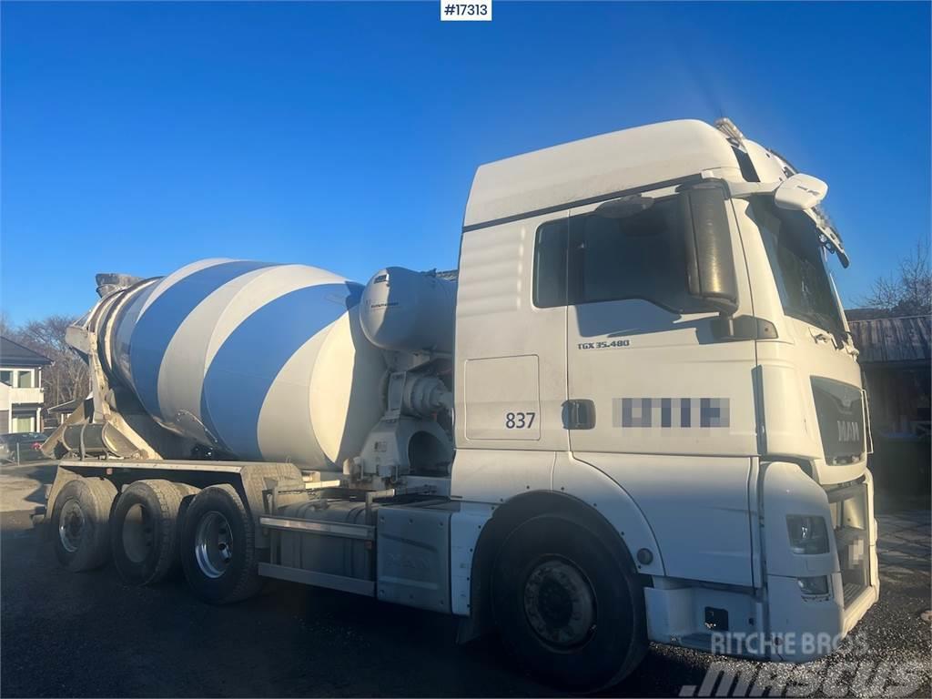 MAN TGX 35.480 8x4 Concrete truck w/ Putzmeister super Betoniera