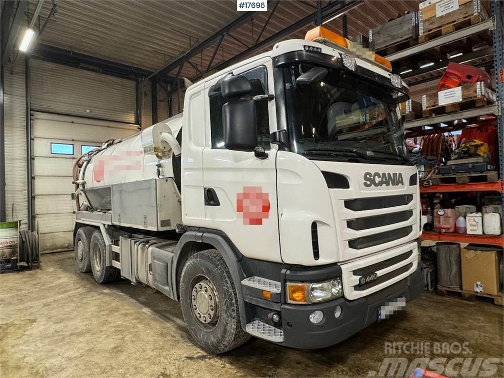 Scania G440 suction/flushing truck w/ Nomek superstructur Pompa pentru beton