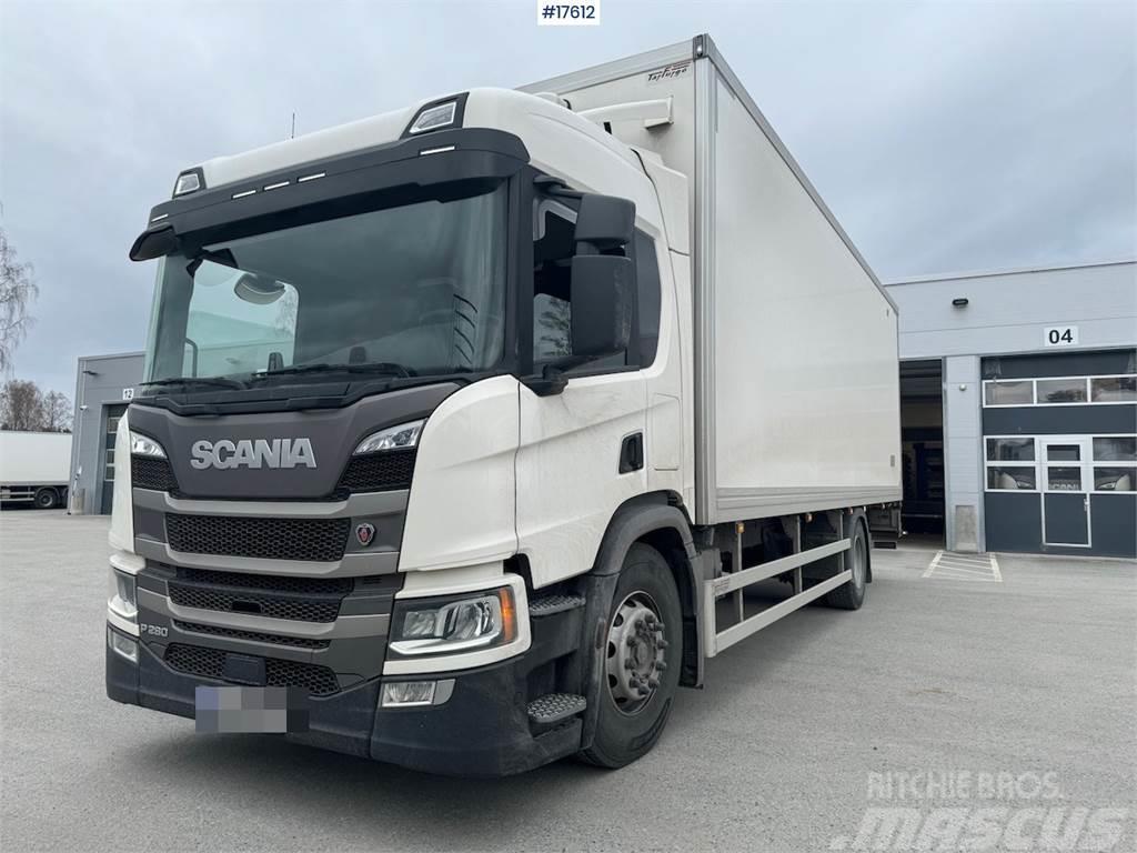 Scania P280 4x2 Box truck. WATCH VIDEO Autocamioane