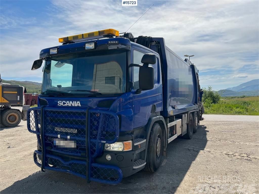 Scania P400 6x2 compactor truck, REP OBJECT Camion de deseuri