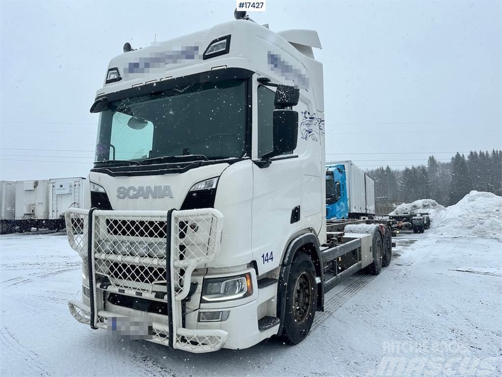 Scania R500 6x2 Container Truck. Camion cu incarcator