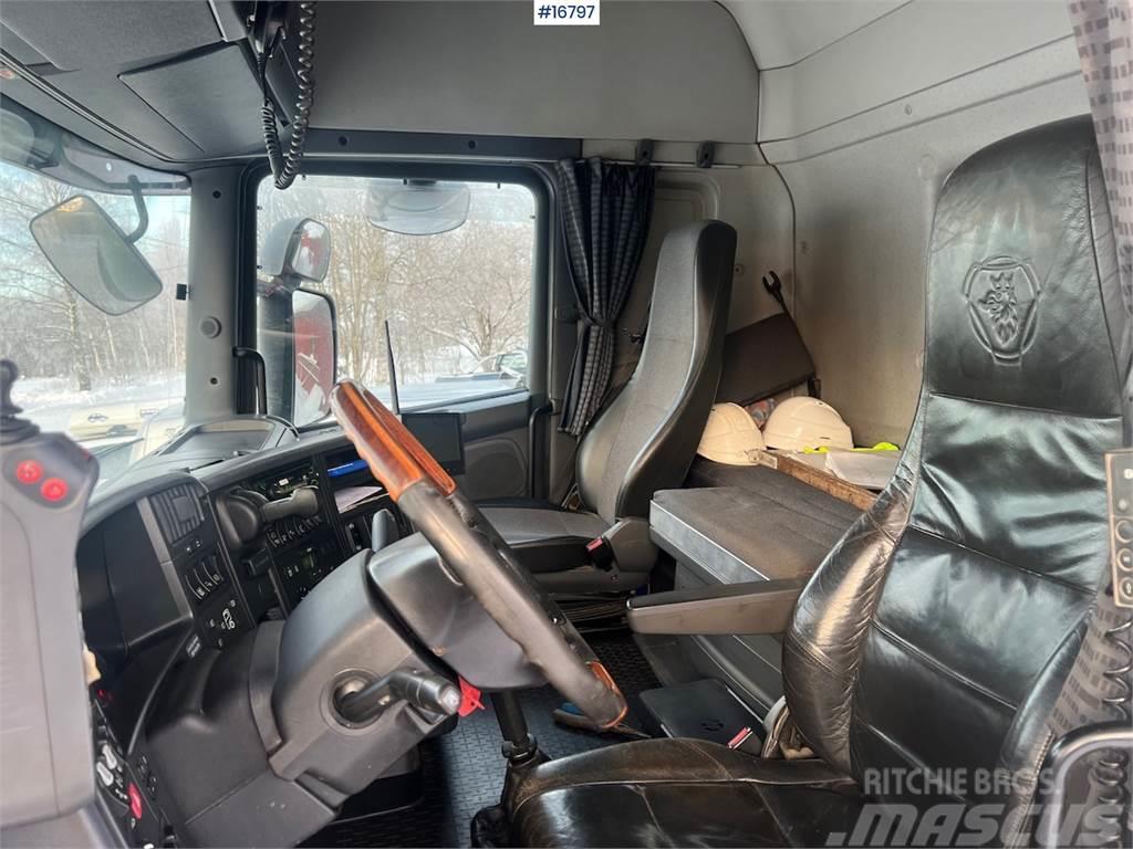 Scania R500 8x4 hook truck w/ 20T Hiab hook from 2014. WA Camion cu carlig de ridicare