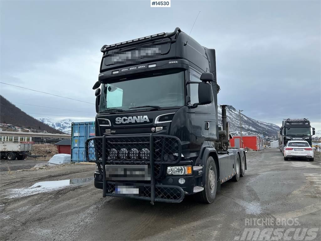 Scania R730 6x4 Crane hauler w/ 22 t/m palfinger crane Camioane cu macara