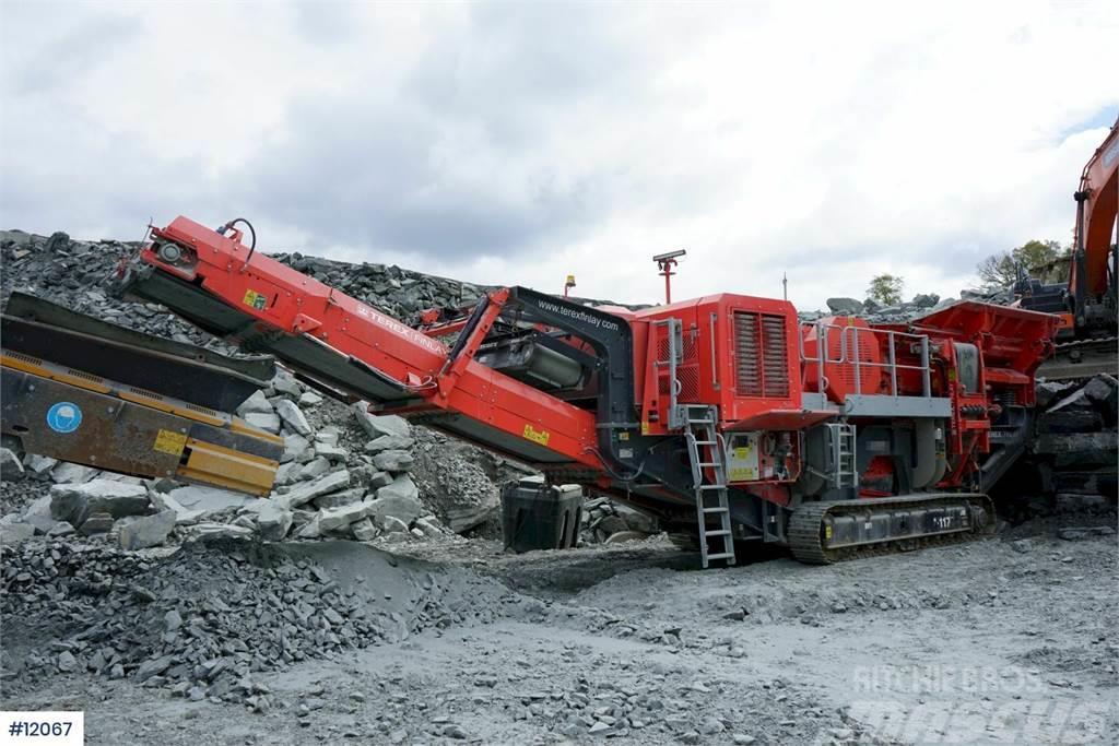 Terex Finlay J-1175 Jaw crusher with magnetic band. Few hours Concasoare