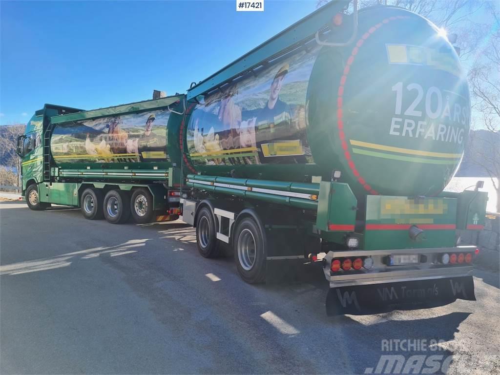 Volvo FH 8x4 bulk truck w/ VM Tarm 2 axle bulk trailer Altele