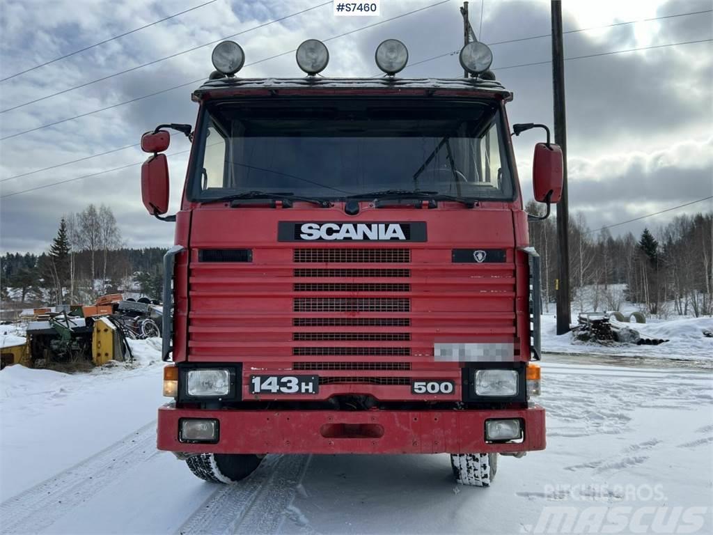 Scania R143 HL 8x2 59 with Atlas Copco XRVS466 compressor Municipal/vehicul cu uz general