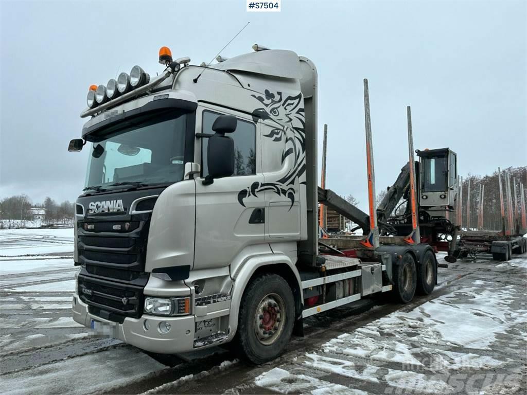 Scania R520 6X4 Camion pentru lemne