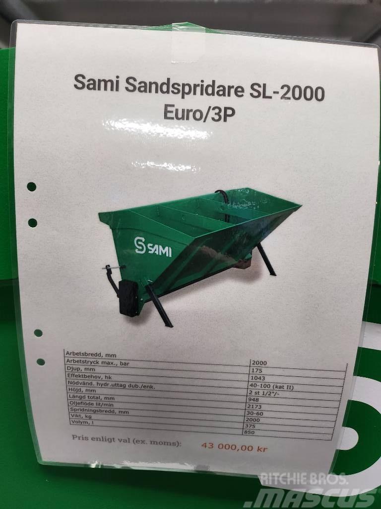 Sami Sandspridare SL 2000 euro / 3p  sms trima DEMO Dispersare nisip si sare