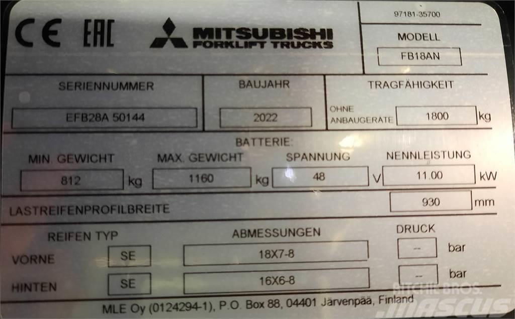Mitsubishi FB18AN Stivuitor electric
