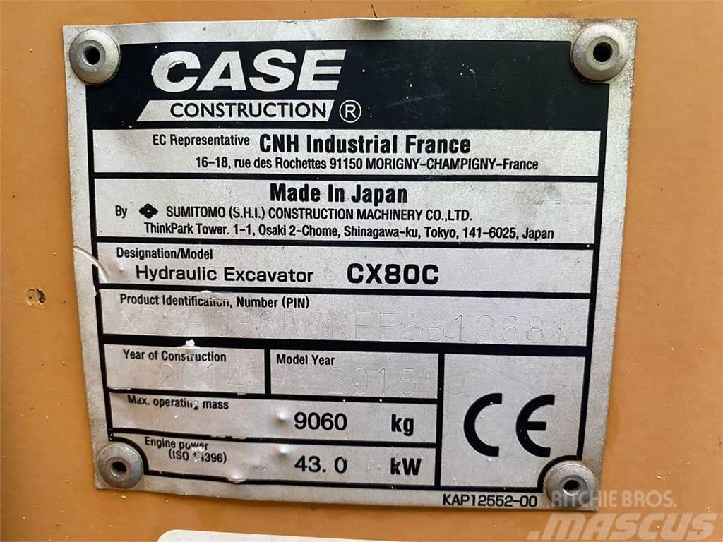 CASE CX 80 C Excavatoare pe senile