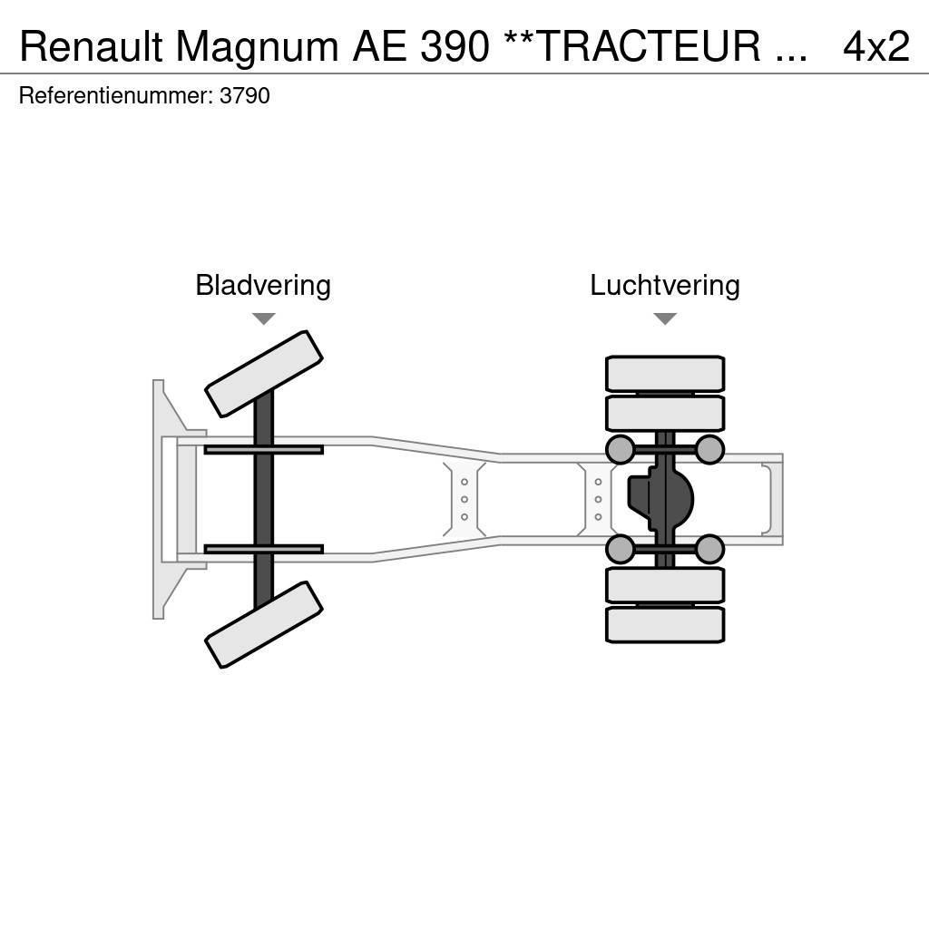 Renault Magnum AE 390 **TRACTEUR FRANCAIS-FRENCH TRUCK** Autotractoare