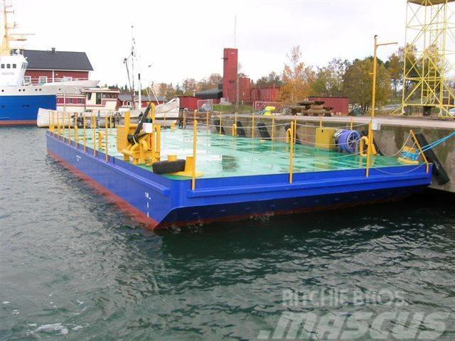  Flat Top  Barge / Pråm / Ponton 18 meter Barje si pontoane