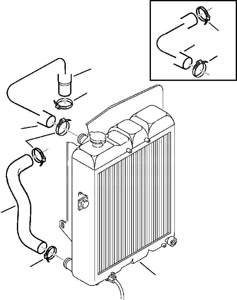 Komatsu - Furtun radiator - 312607828 Radiatoare