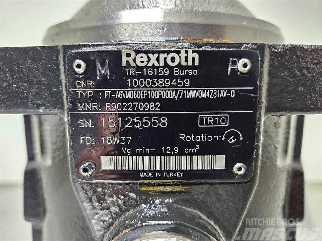 Wacker Neuson 1000389459-Rexroth A6VM060EP-Drive pump/Fahrpumpe Hidraulice