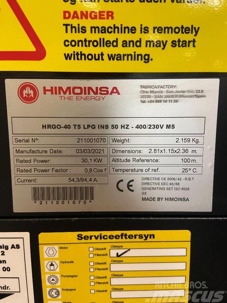 Himoinsa HRGO-40 T5 LPG Generatoare pe Gaz