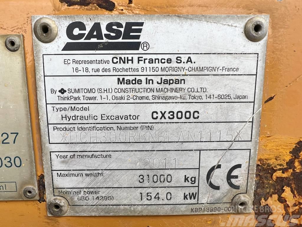 CASE CX300C - Dutch Machine / CE + EPA Paleta de manipulare