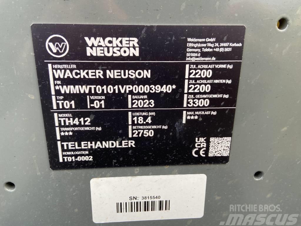 Wacker Neuson TH412 Stivuitoare telescopice