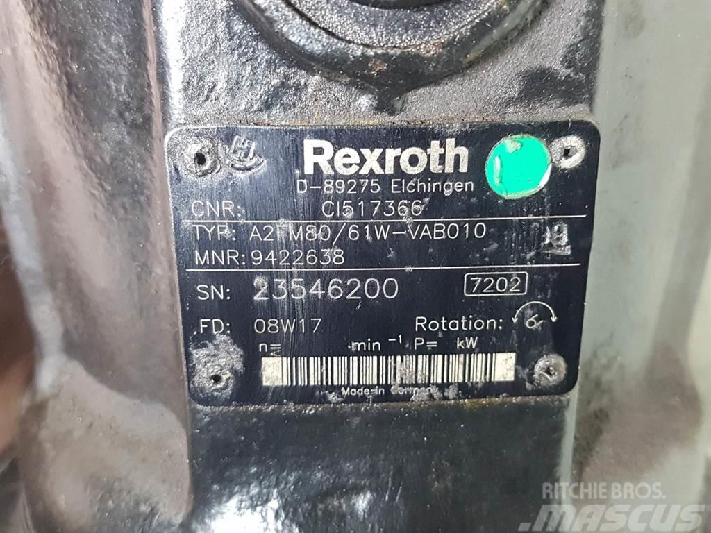 Manitou 160ATJ-CI517366-Rexroth A2FM80/61W-Drive motor Hidraulice