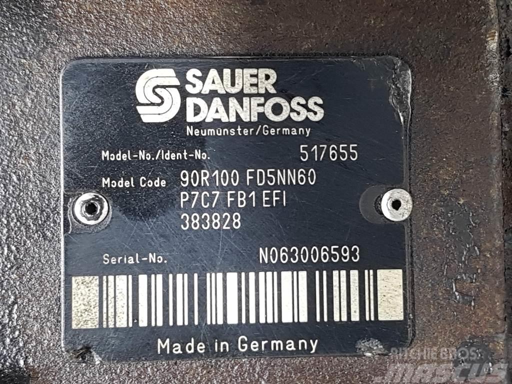 Sauer Danfoss 90R100FD5NN60P7C7-517655-Drive pump/Fahrpumpe Hidraulice