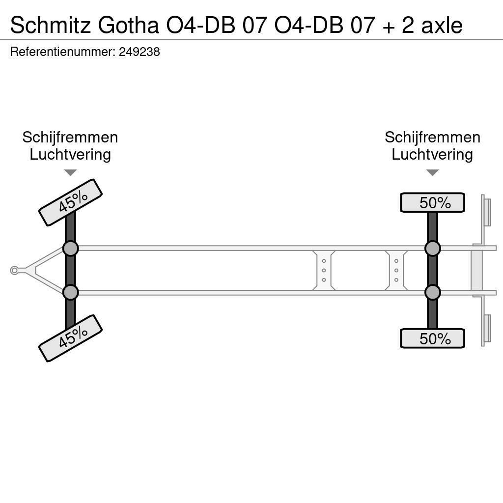 Schmitz Cargobull Gotha O4-DB 07 O4-DB 07 + 2 axle Remorca cu prelata