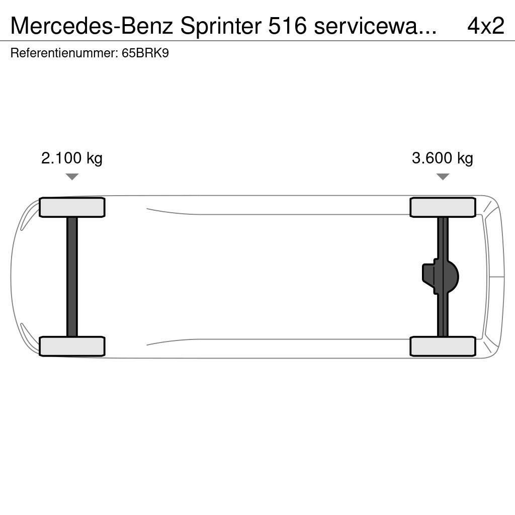 Mercedes-Benz Sprinter 516 servicewagen krachtstroom kraan Altele